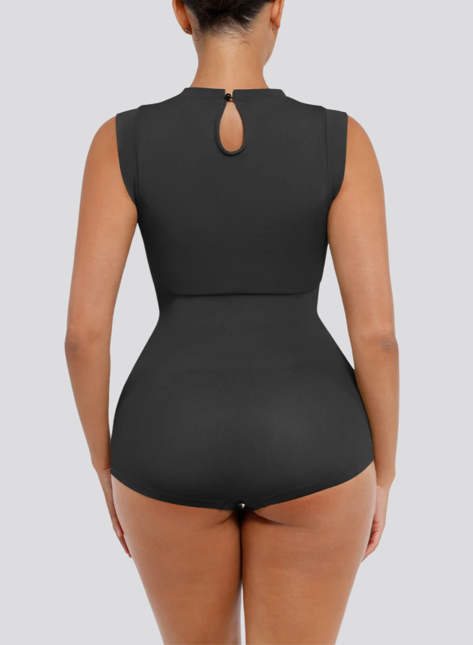 Body SculptPlus™ à Col Montant Sans Manches